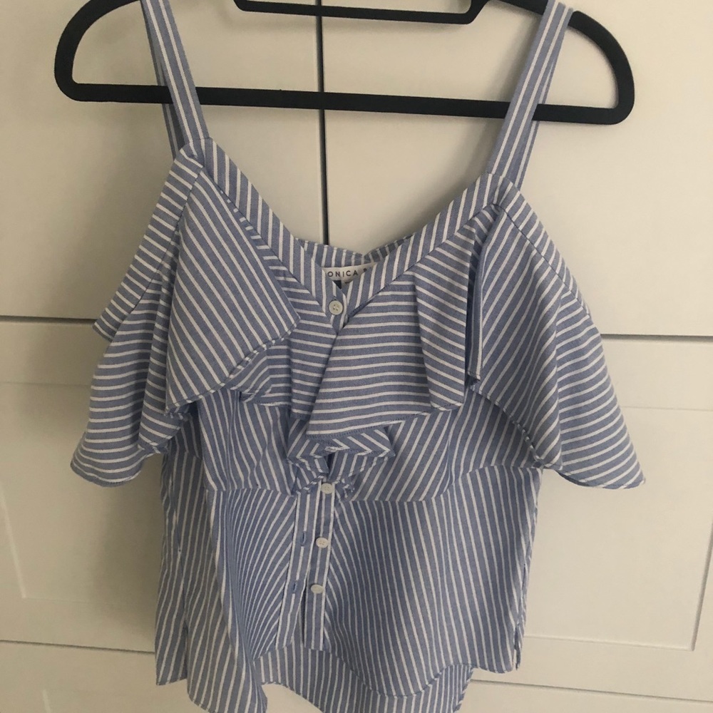 Veronica Beard Off the Shoulder Top